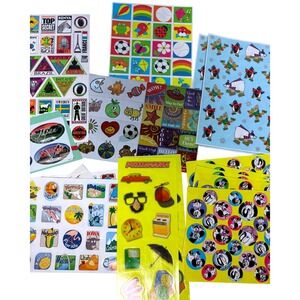 Highlights Sticker 16 Sheet Lot Vintage 90s 00s Travel Animals Retro